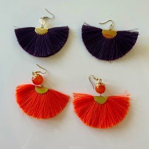 2 pairs Maria Victoria earrings